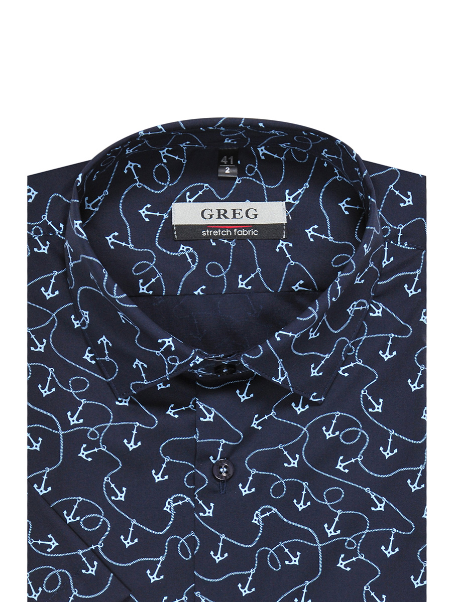 223/207/4168/ZN STRETCH Сорочка мужская короткий рукав