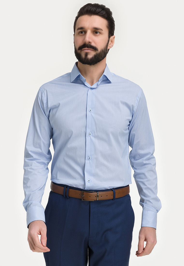 201/191/6130/Z/1p STRETCH_x Сорочка мужская длинный рукав