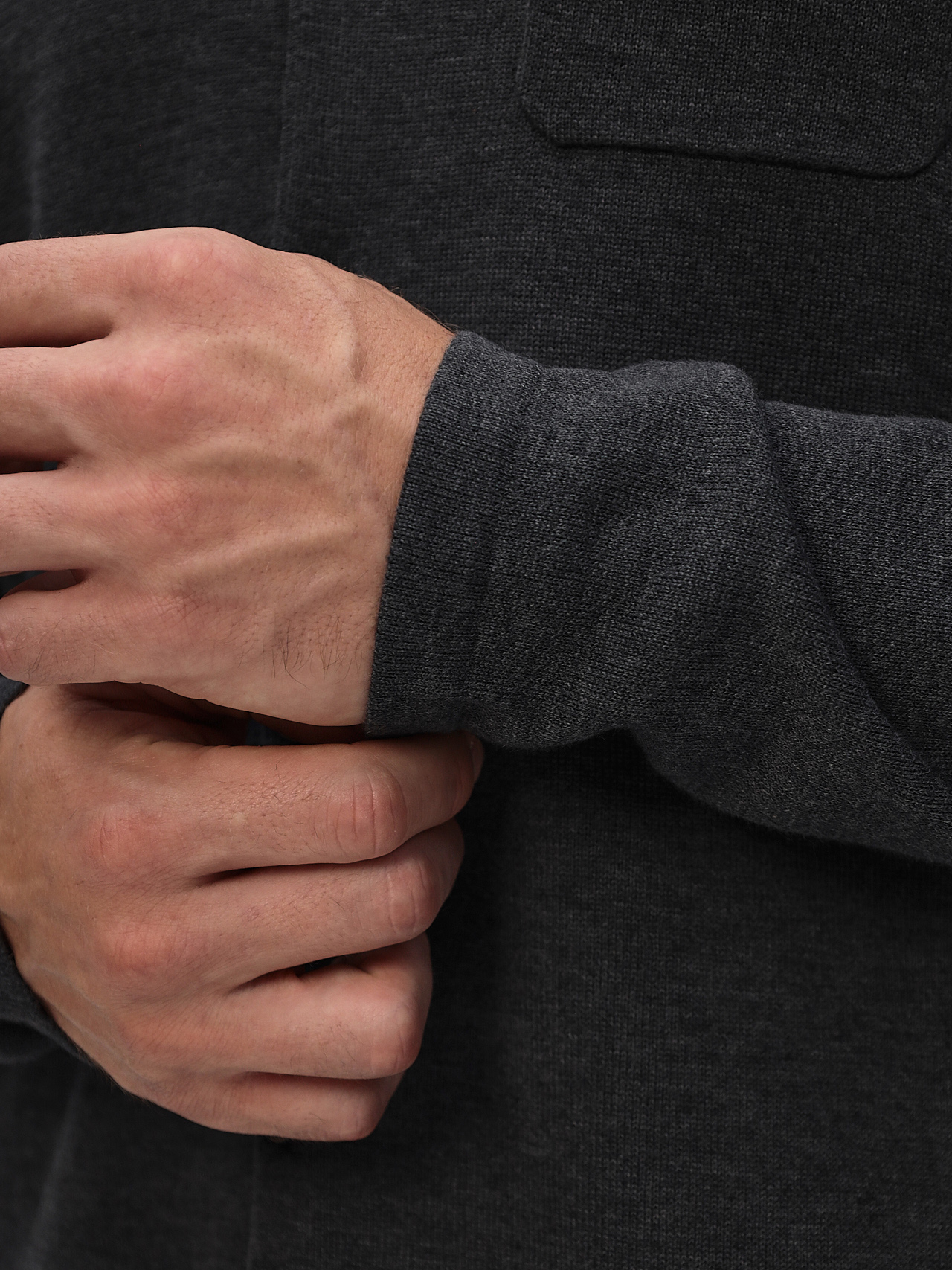 G148-TB (графит) Кардиган мужской