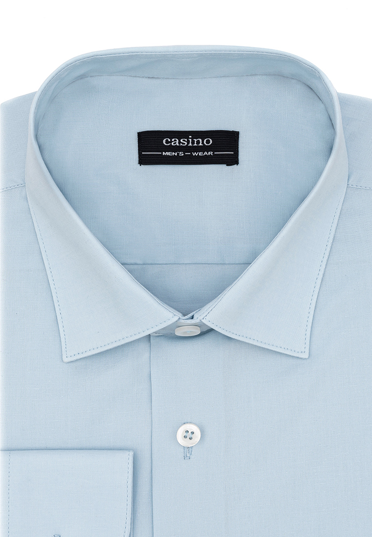 c210/157/LT BL/SZV STRETCH Сорочка мужская длинный рукав