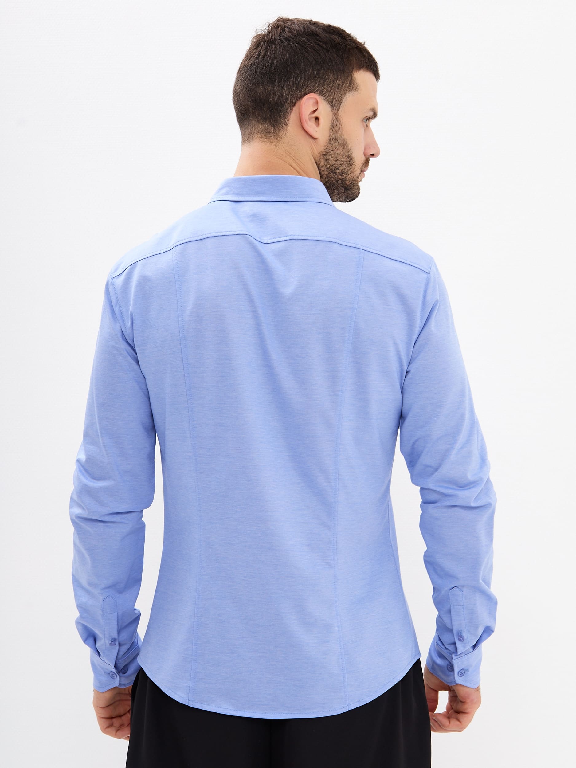 SK223/131/1629/SZR Рубашка трикотажная мужская