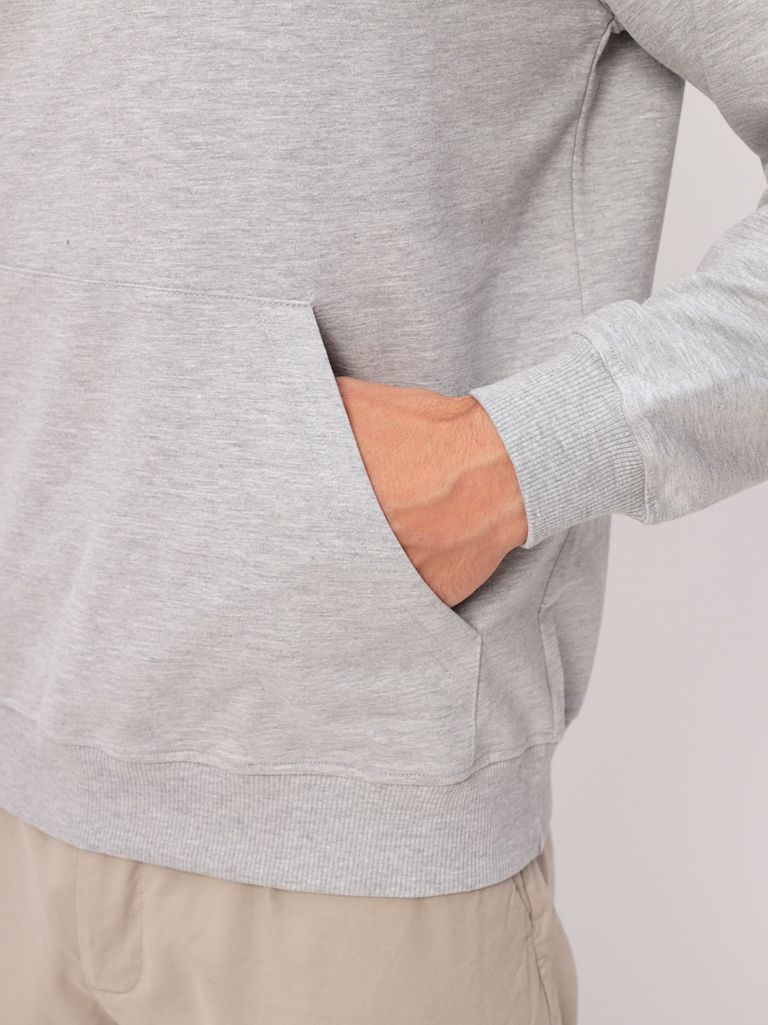 G171-OZ02-28 (св.серый м.) Худи мужское