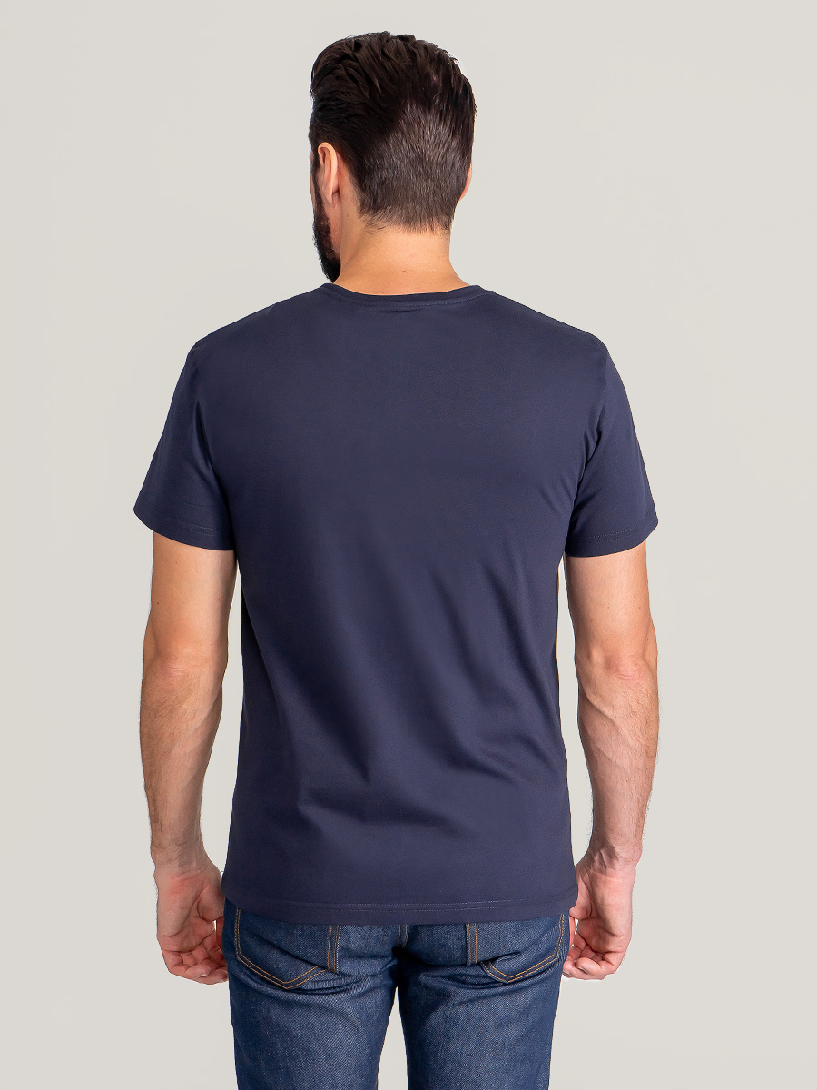 G146-RD-3002 (т.синий) Футболка мужская короткий рукав