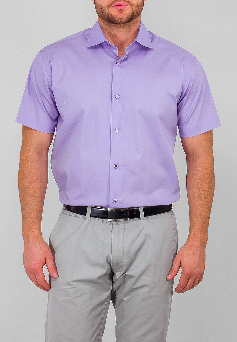 720/107/3823/Z STRETCH Сорочка мужская короткий рукав