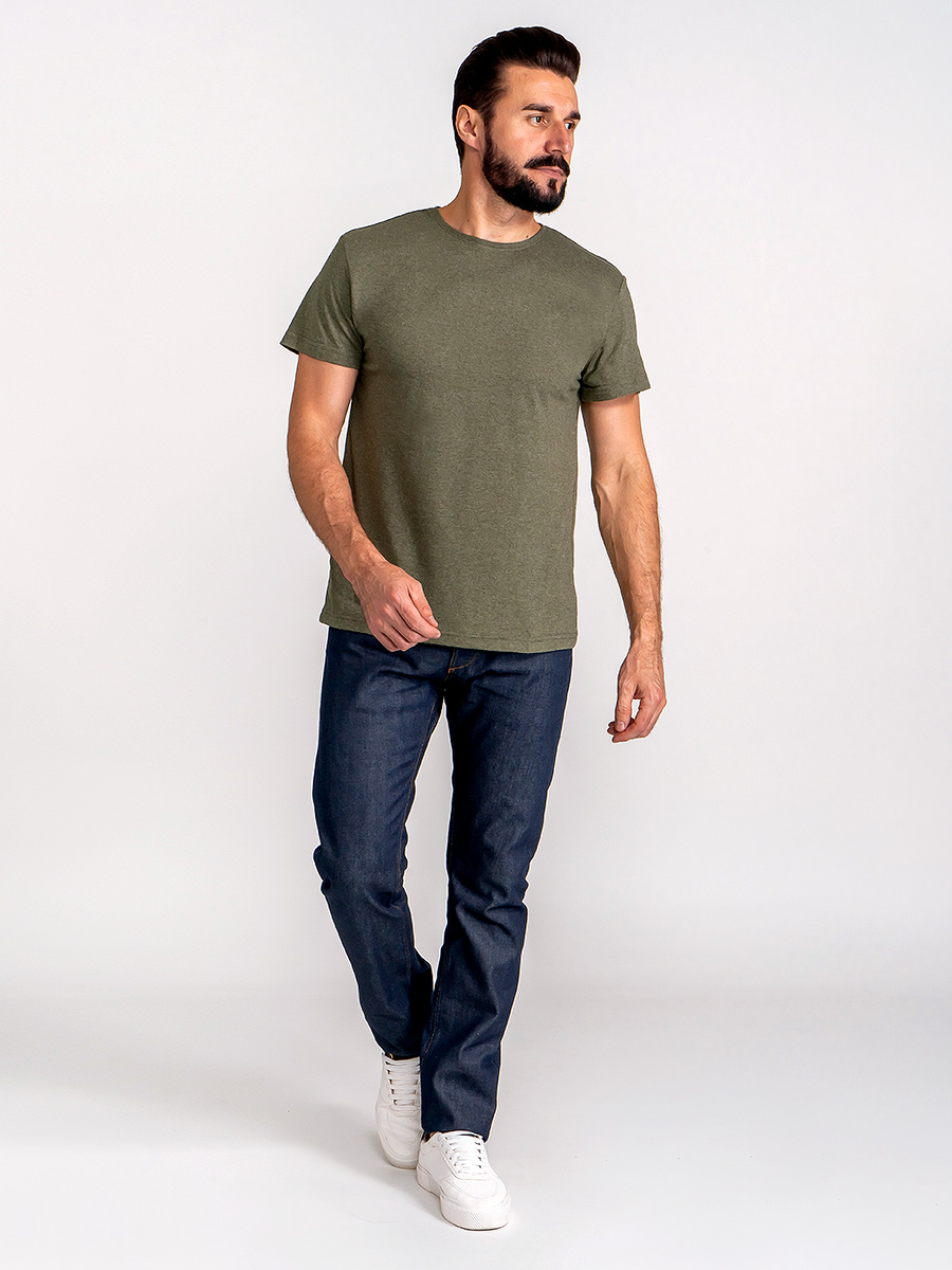 G145-RM-8004 (хакки м.) Футболка мужская короткий рукав