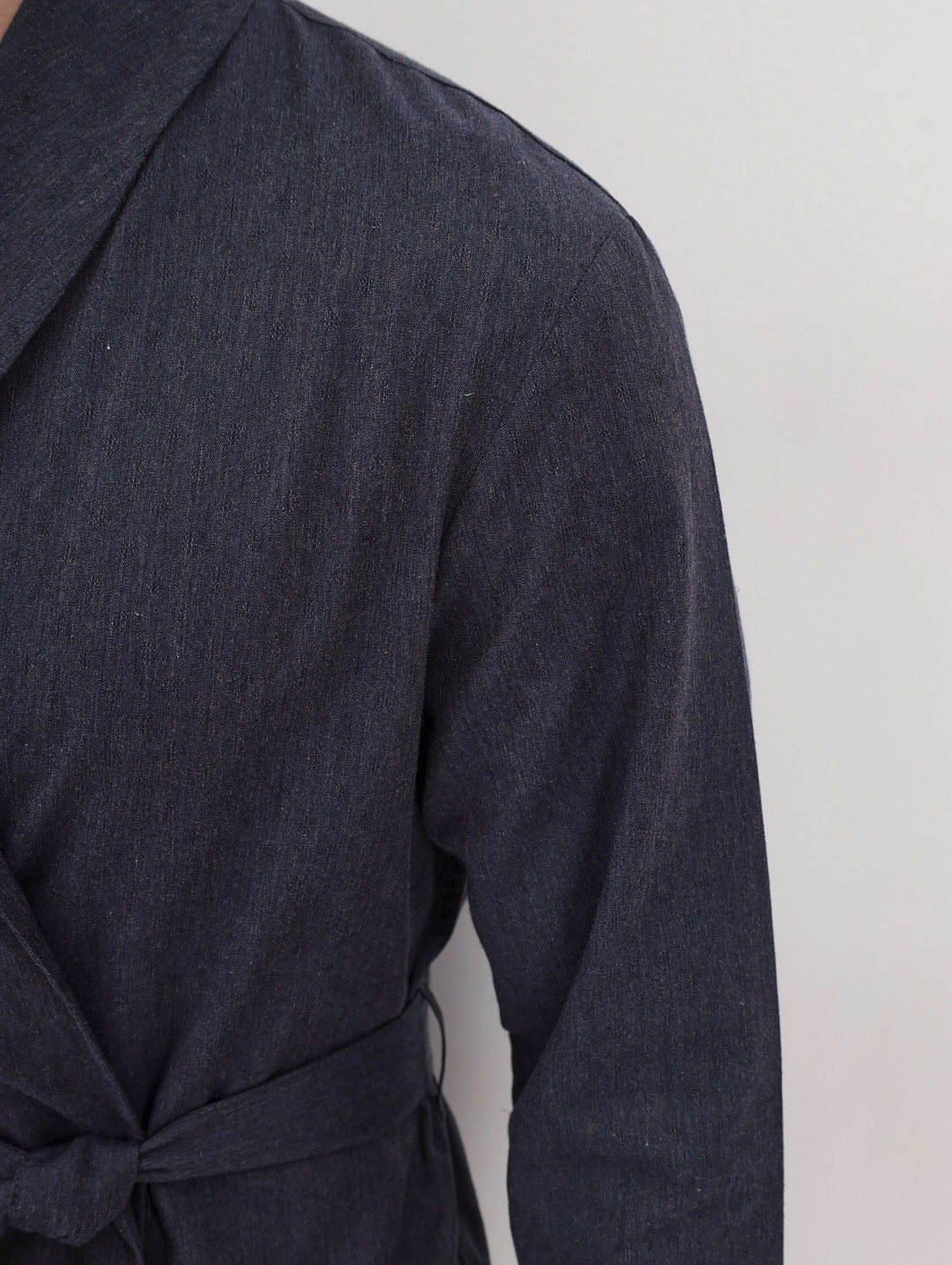 GH-170-9228-2-т.серый Халат муж.