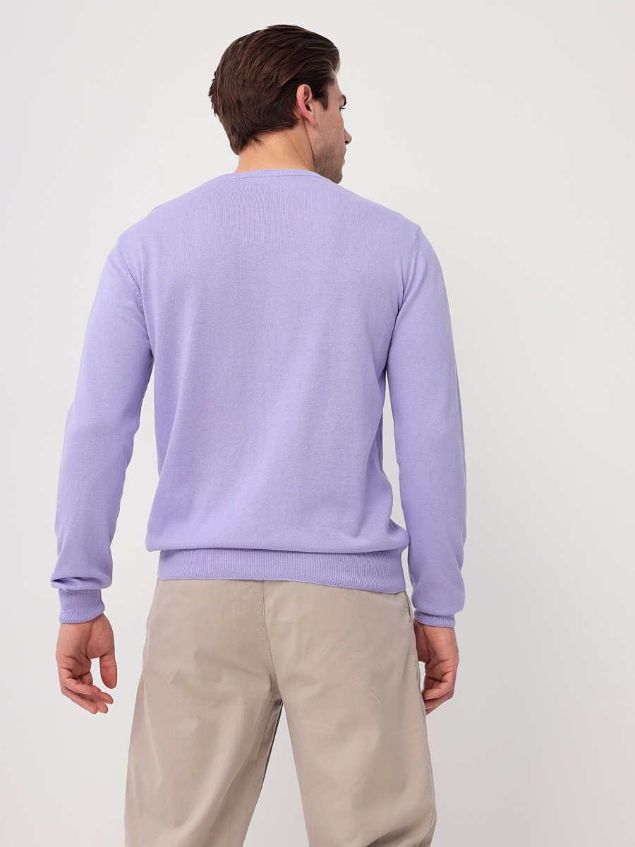 G124-AC705 (сирень м.) Джемпер мужской