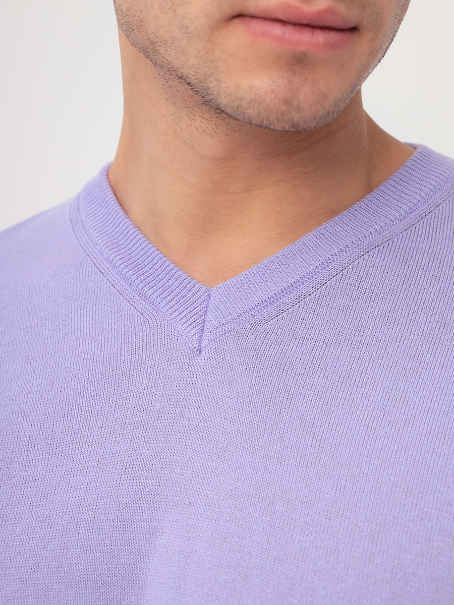 G124-AC705 (сирень м.) Джемпер мужской