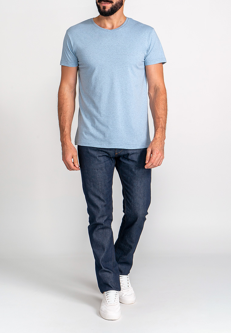 G146-RM-3001_R (серо-голуб м.) Футболка мужская короткий рукав