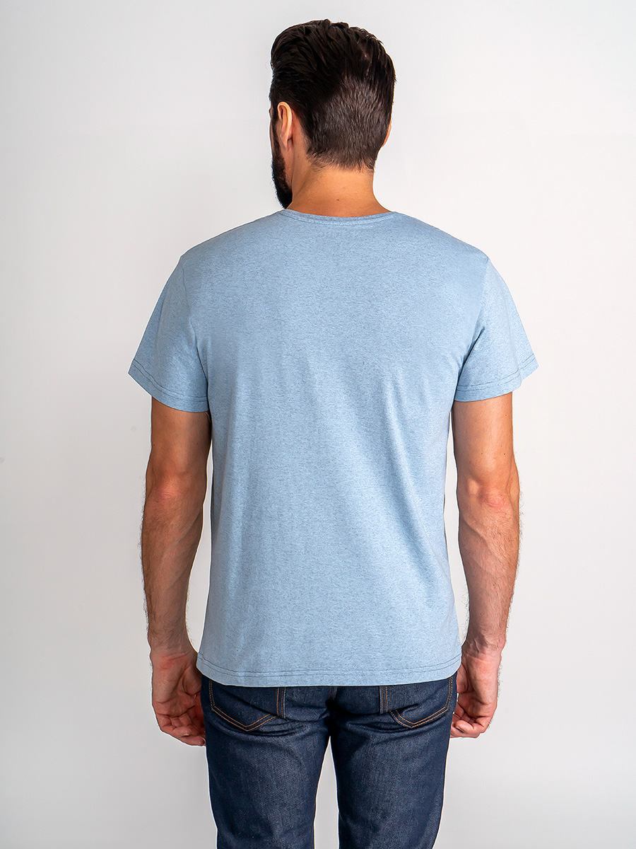 G146-RM-3001_R (серо-голуб м.) Футболка мужская короткий рукав