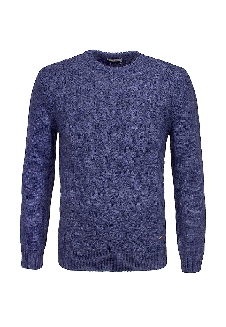 G121-07-косы D8 (джинс) Джемпер мужской