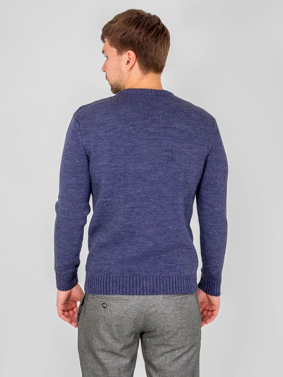 G121-07-косы D8 (джинс) Джемпер мужской