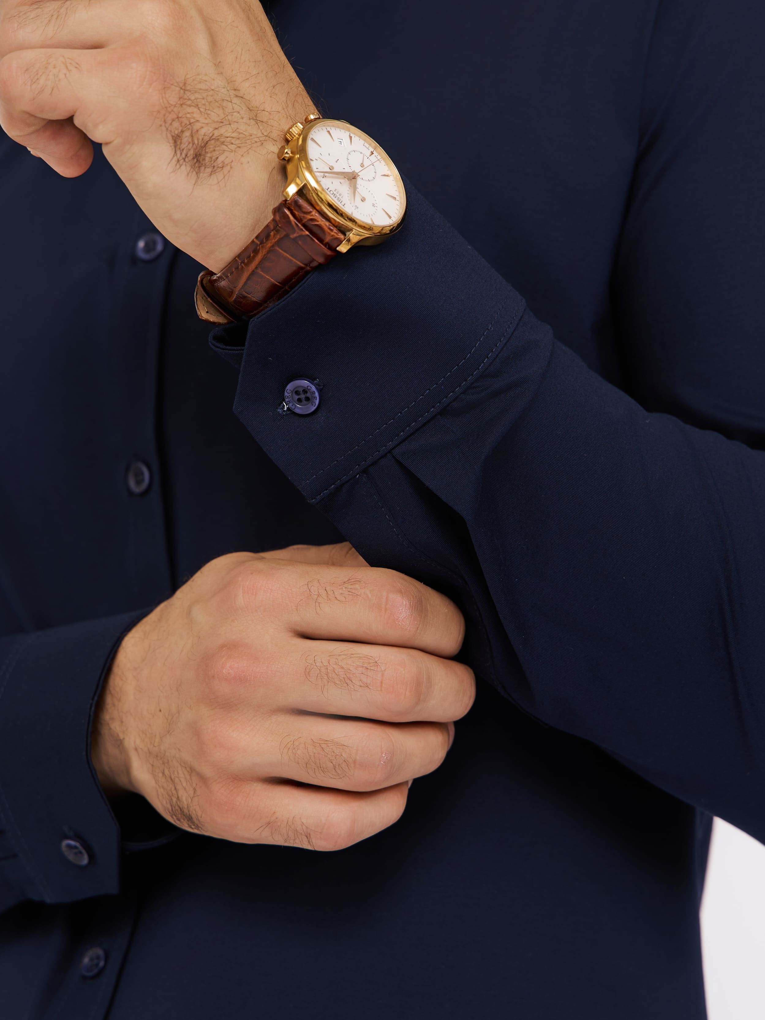 SK240/137/1054/ZN/1p STRETCH Рубашка трикотажная мужская