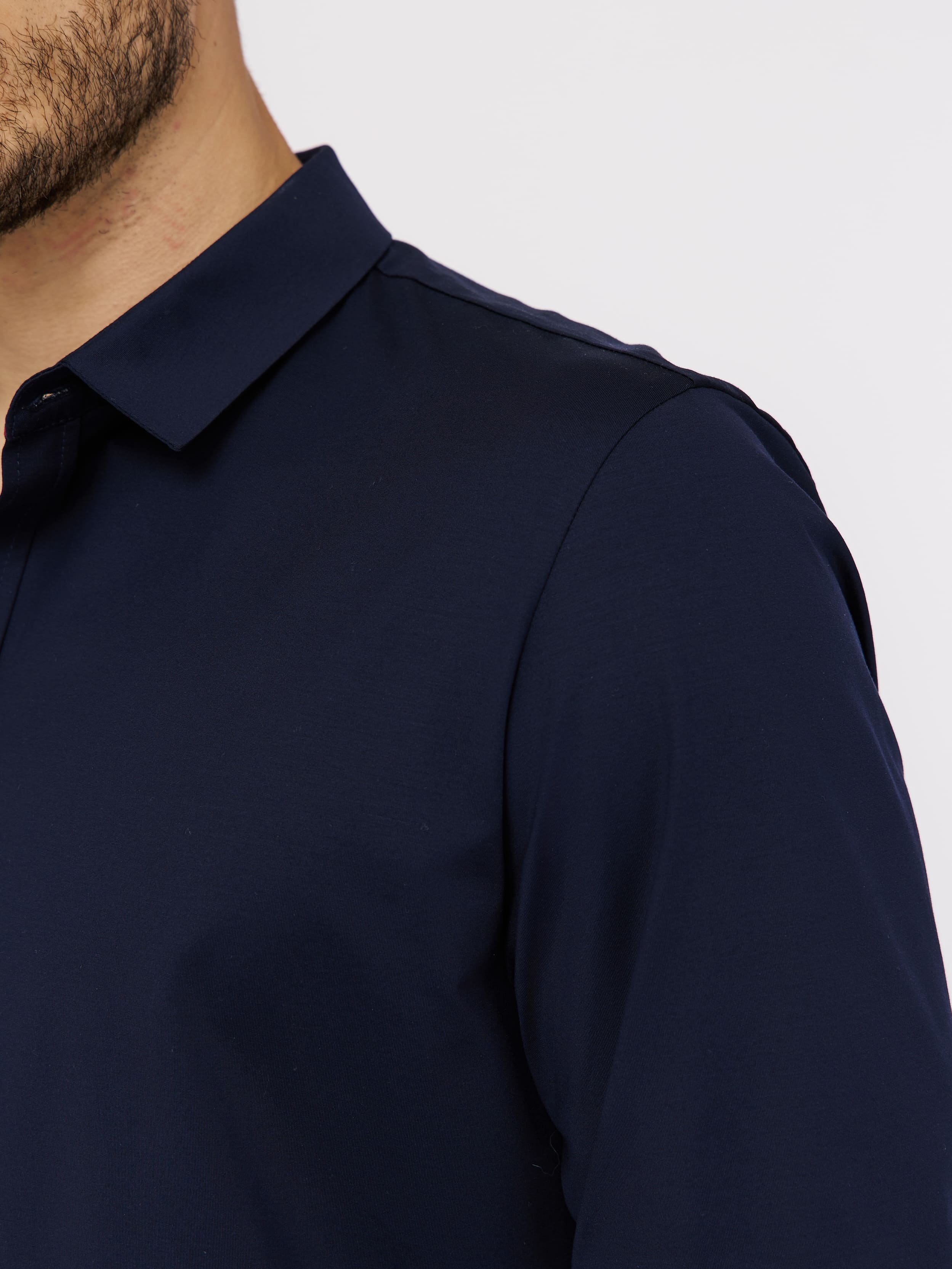 SK240/137/1054/ZN/1p STRETCH Рубашка трикотажная мужская