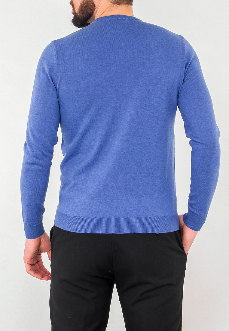 G121-135299 (голубой меланж) Джемпер мужской