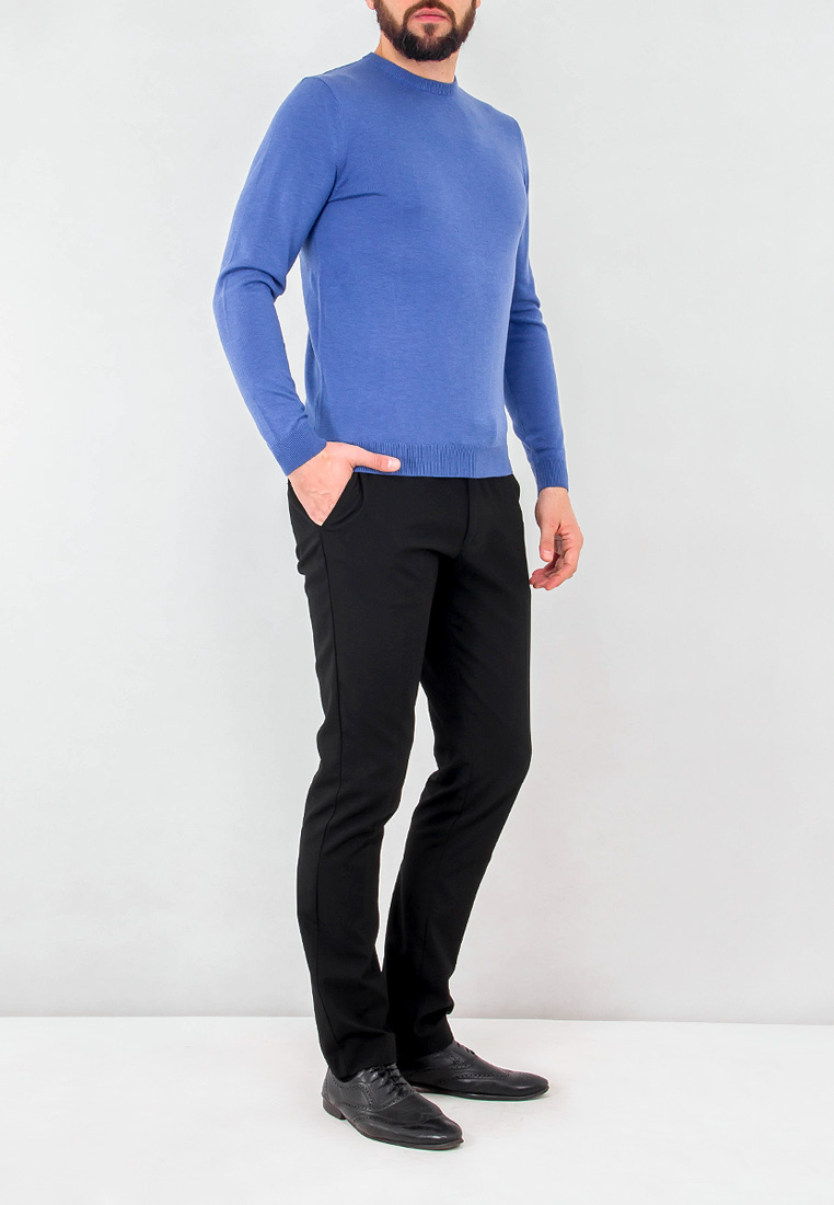 G121-135299 (голубой меланж) Джемпер мужской