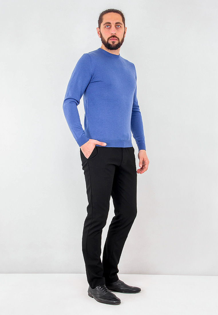 G121-135299 (голубой меланж) Джемпер мужской