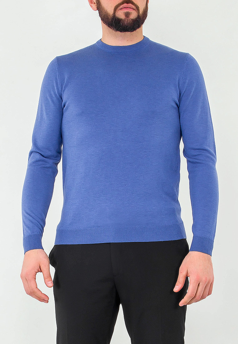 G121-135299 (голубой меланж) Джемпер мужской