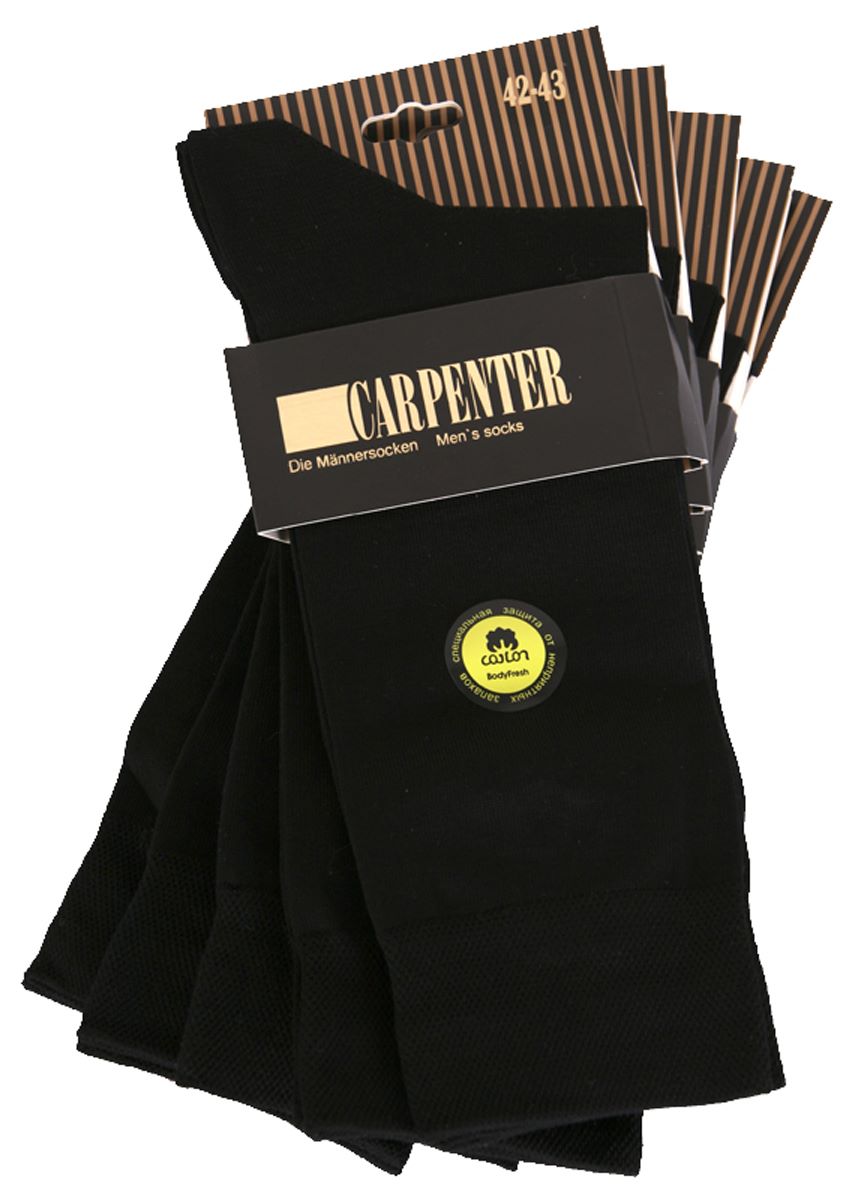 Cr-6/01 черный Носки мужские (в упаковке 5 пар)