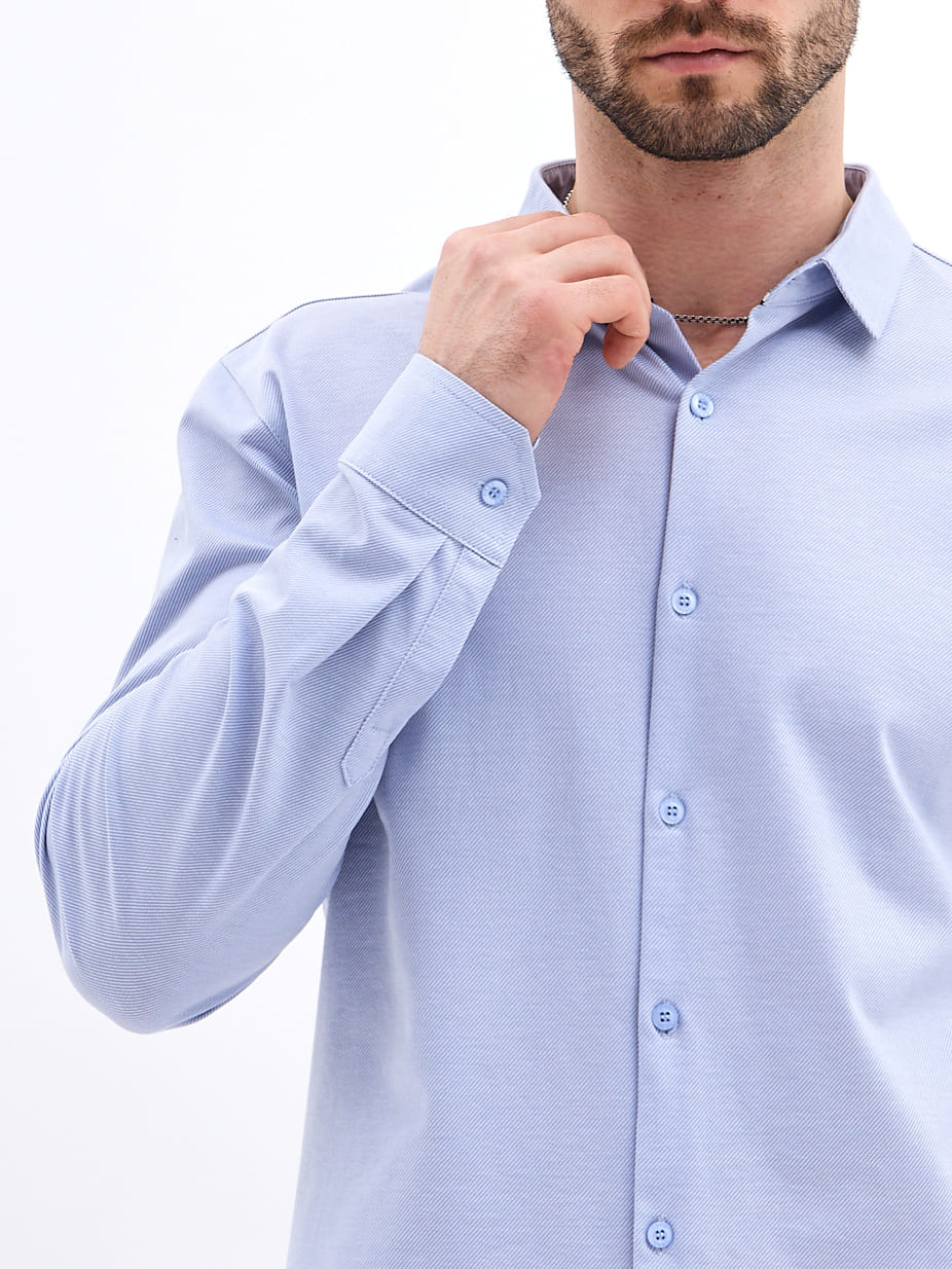 SK201/131/3929/ZN/1p Рубашка трикотажная мужская