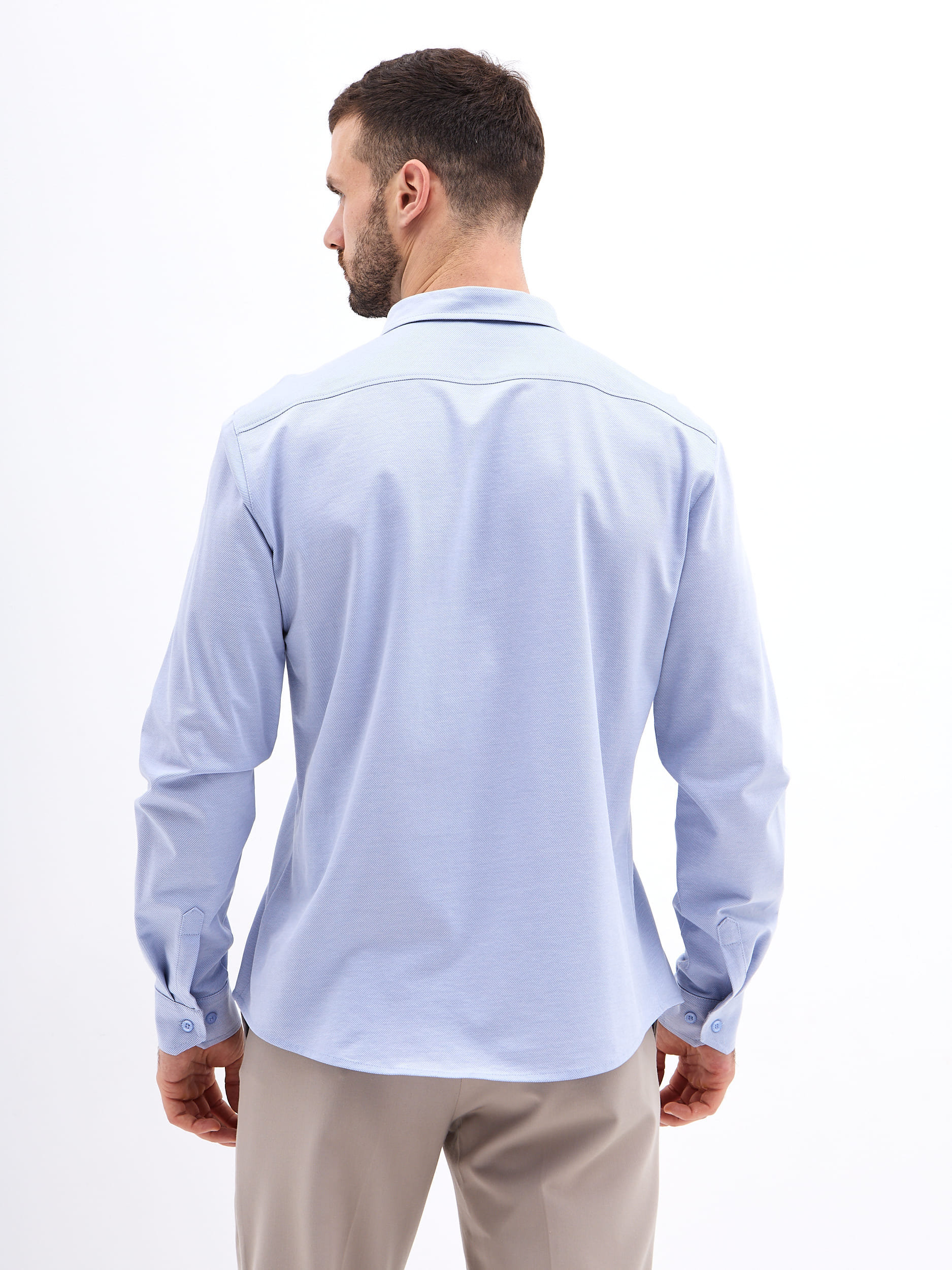 SK201/131/3929/ZN/1p Рубашка трикотажная мужская