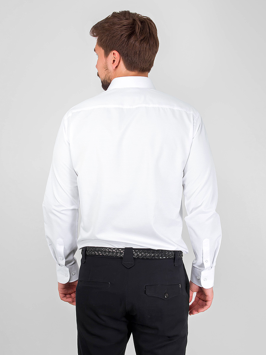 100/131/WHITE/Z Сорочка мужская длинный рукав