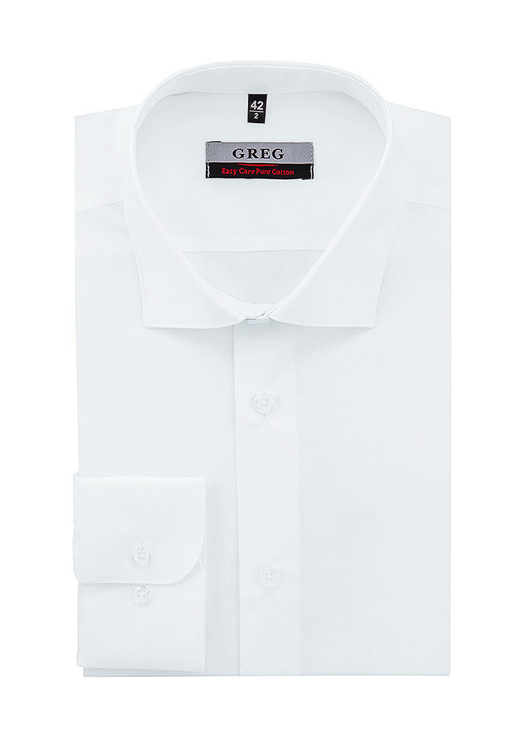 100/131/WHITE/Z Сорочка мужская длинный рукав