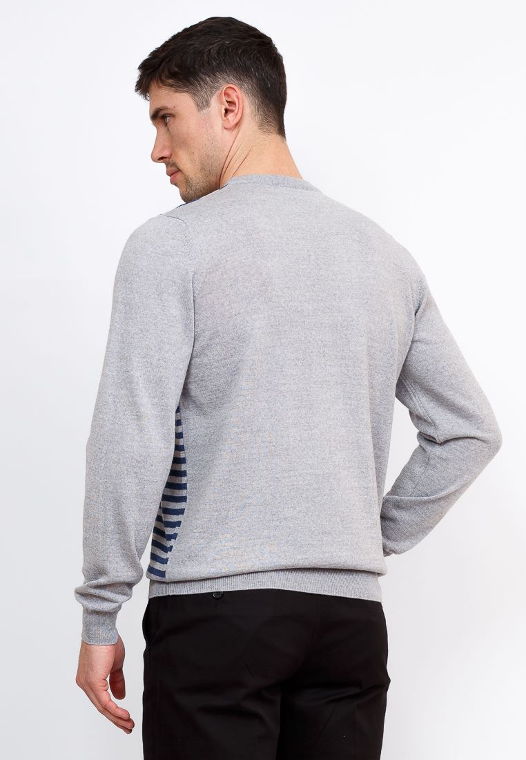 G121-1-DP-VGX06 (св.серый) Джемпер мужской
