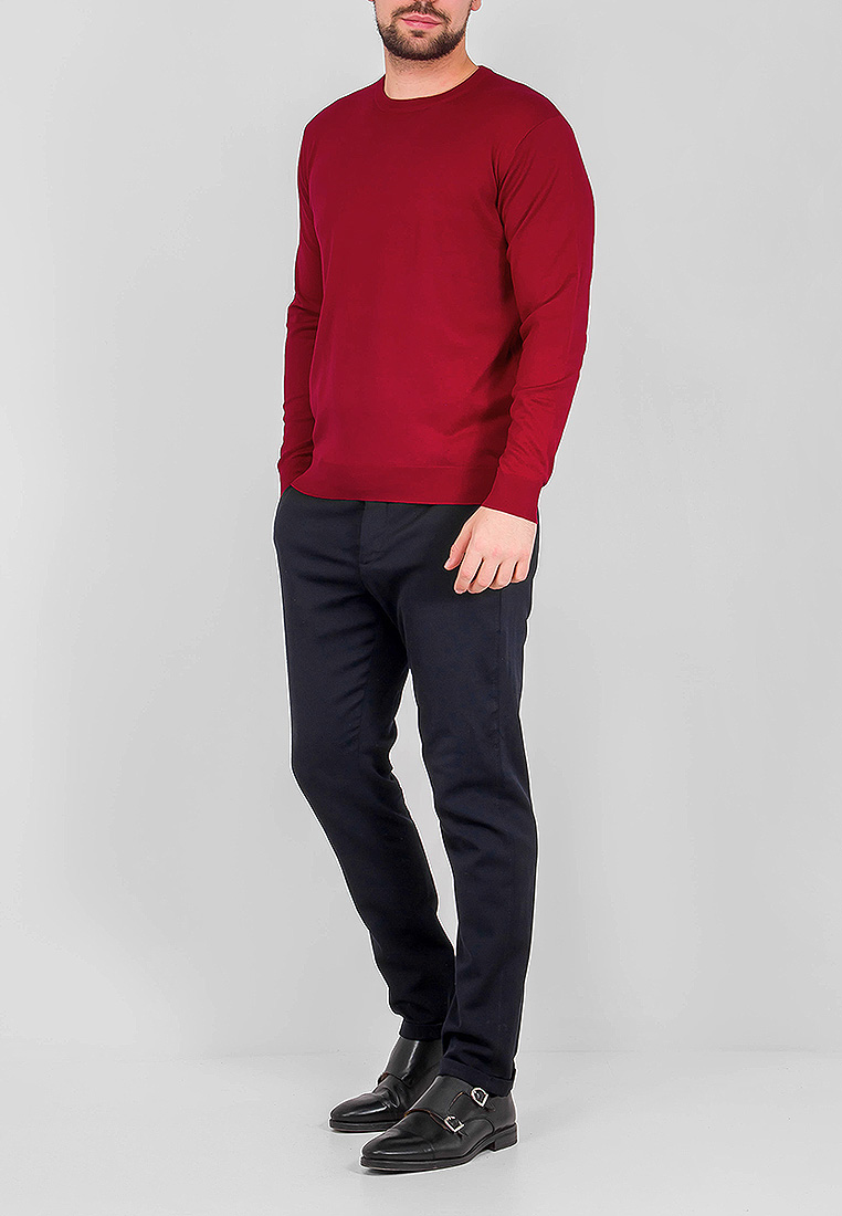 G121-AC078 (бордо) Джемпер мужской