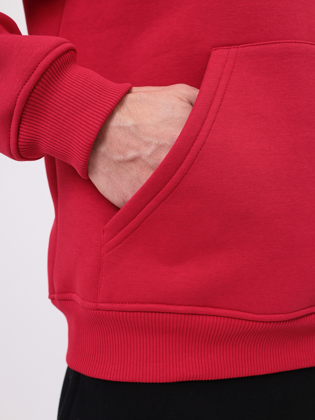 G171-OZ03B-44 (красный) Худи мужское