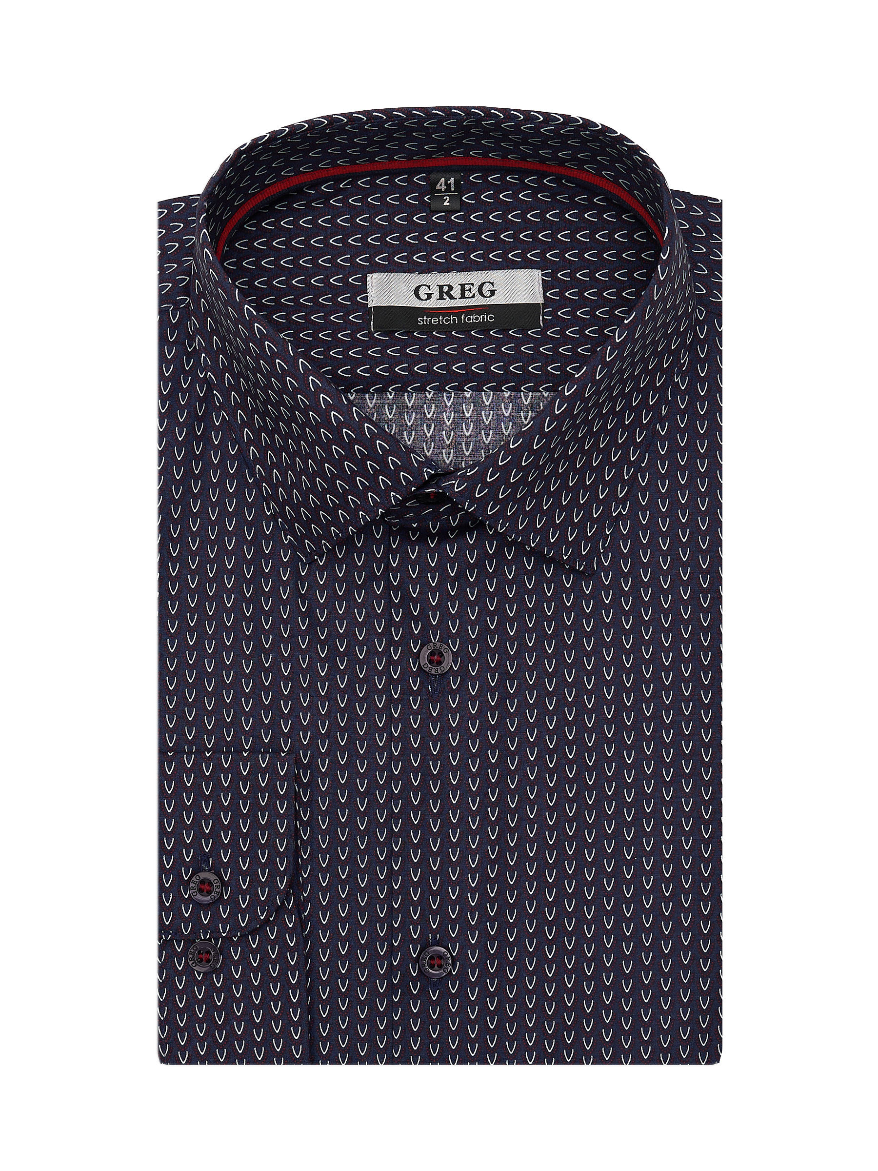 223/237/3089/ZN/1p STRETCH Сорочка мужская длинный рукав