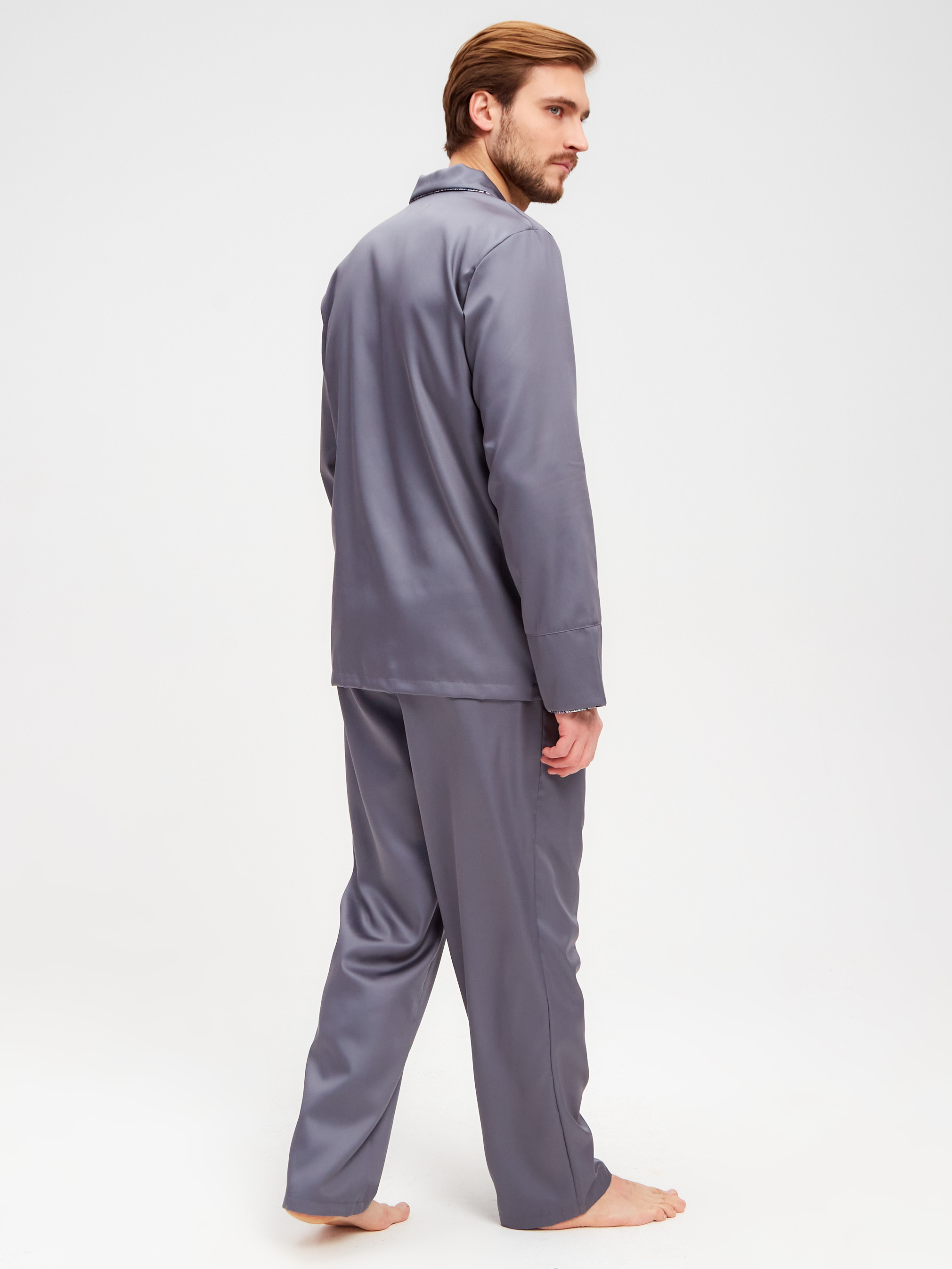 GH-172-D060-серый Пижама муж.