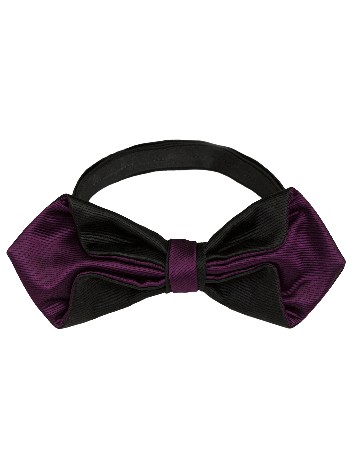 Casino-poly черн-фиол.12.1.646 Галстук-бабочка мужской