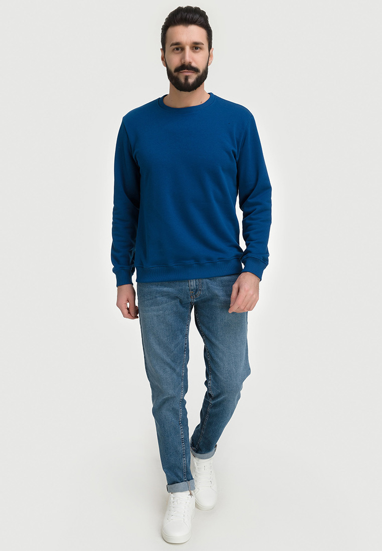 G121-OZ03-2020_R (синий) Свитшот мужской