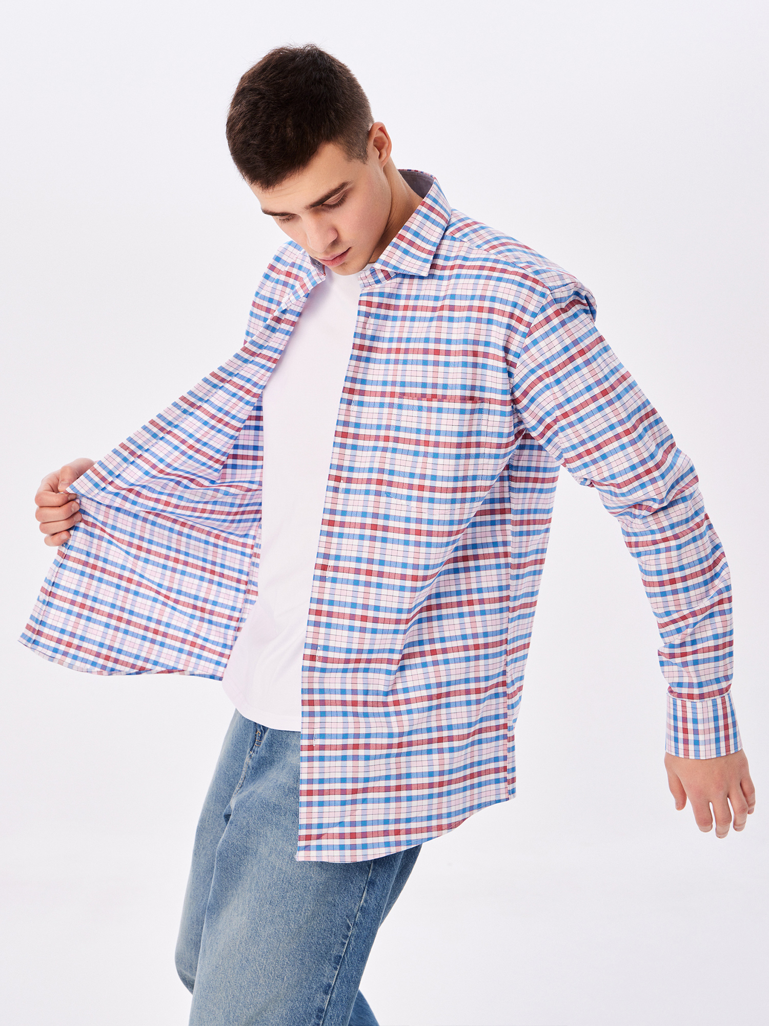 265/117/1166/1p STRETCH Сорочка мужская длинный рукав