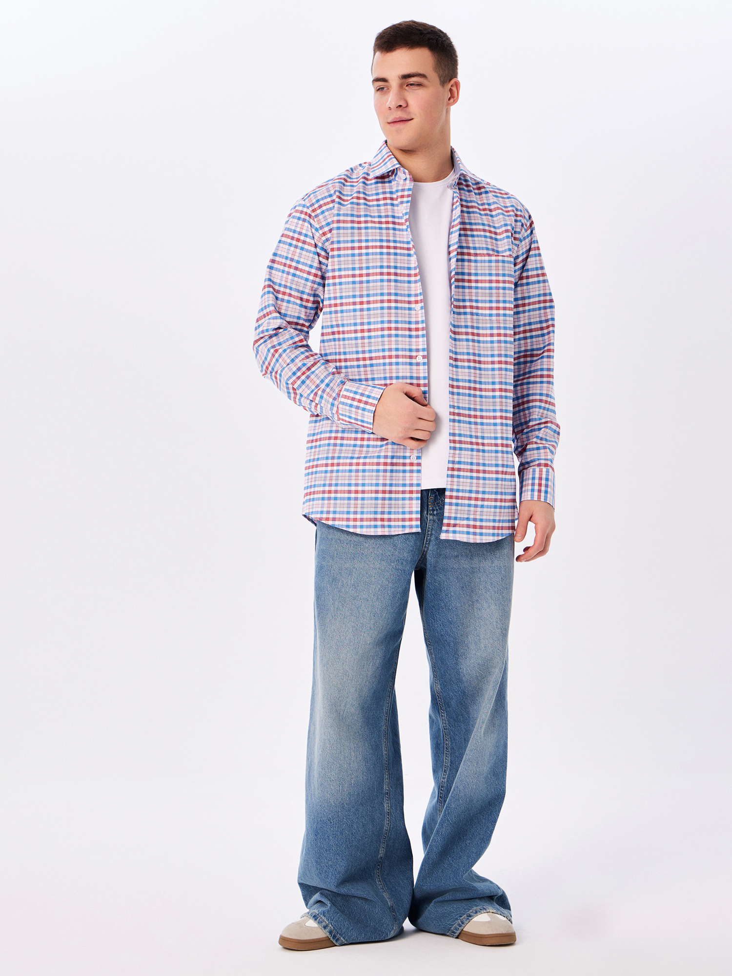 265/117/1166/1p STRETCH Сорочка мужская длинный рукав