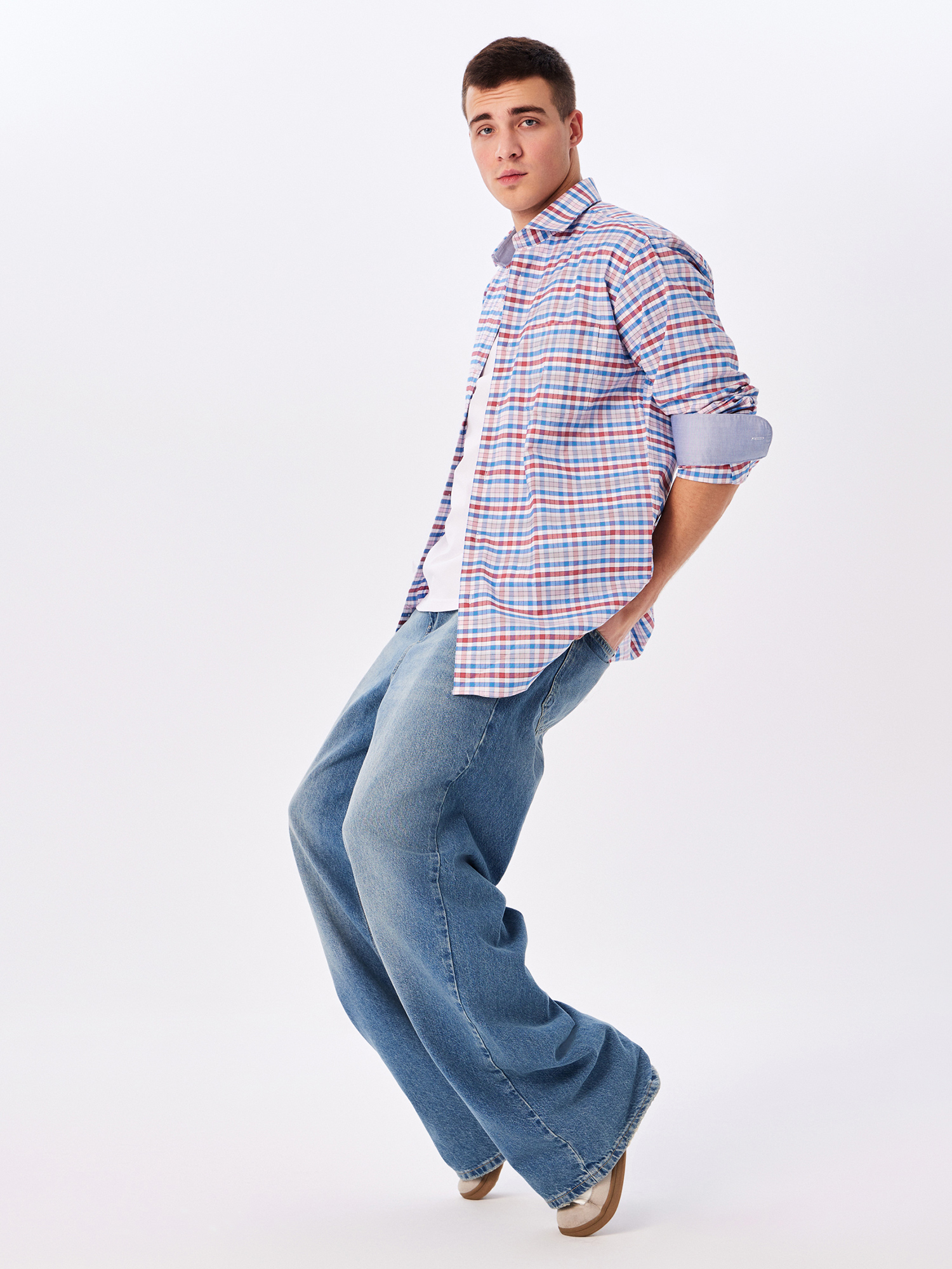 265/117/1166/1p STRETCH Сорочка мужская длинный рукав