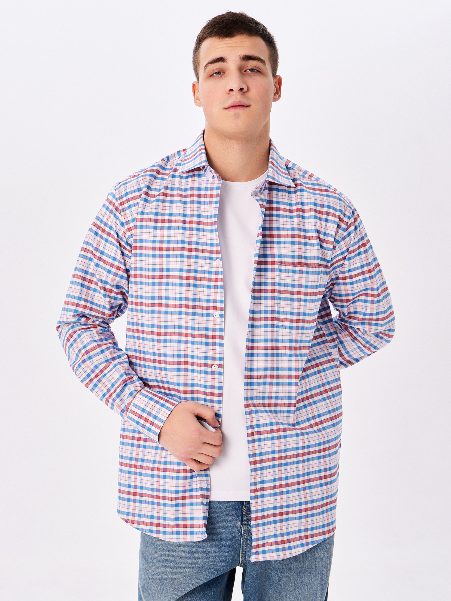 265/117/1166/1p STRETCH Сорочка мужская длинный рукав