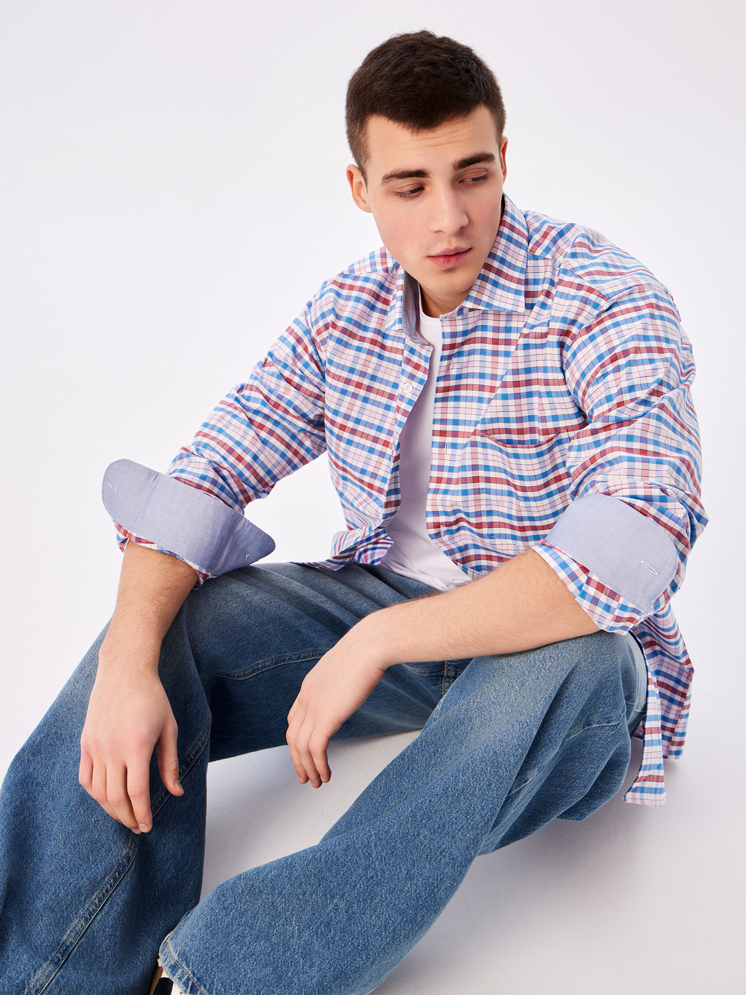 265/117/1166/1p STRETCH Сорочка мужская длинный рукав