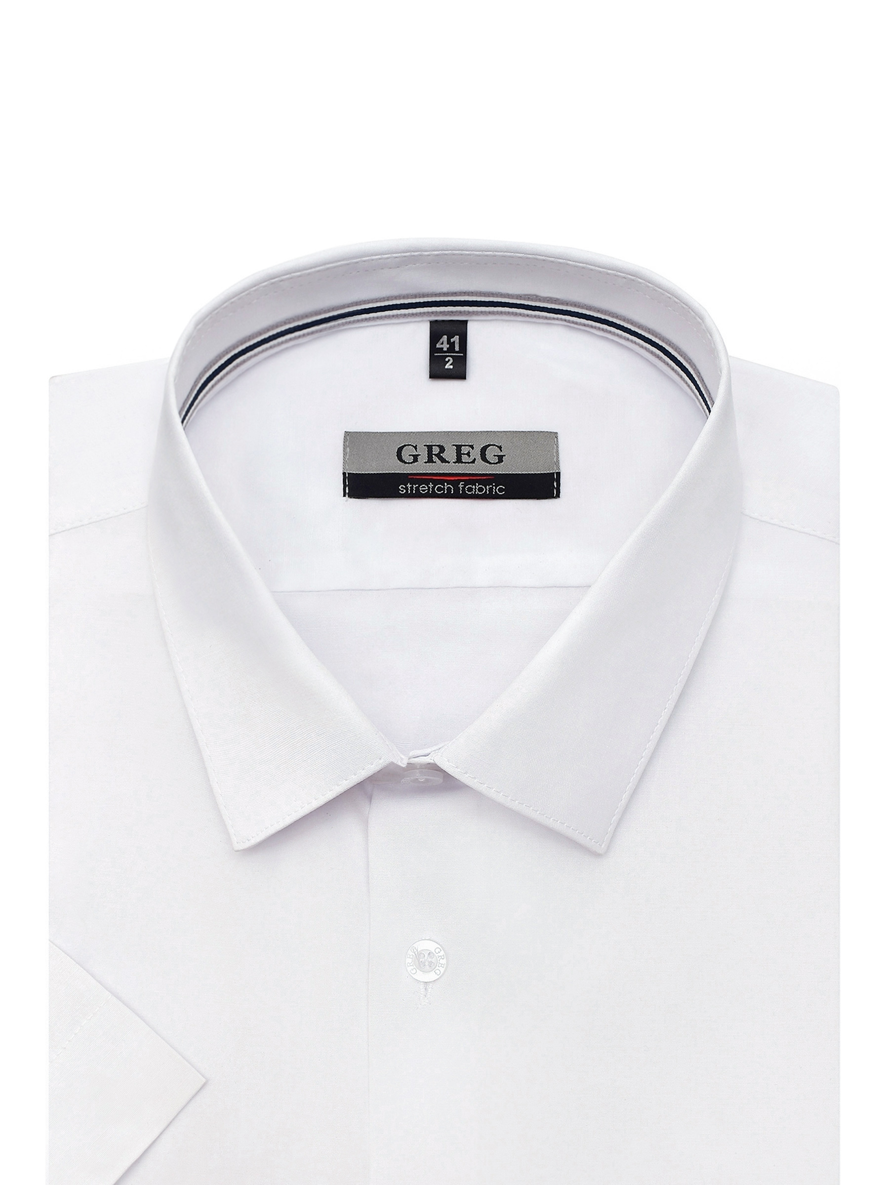 100/207/ZVN STRETCH_V Сорочка мужская короткий рукав