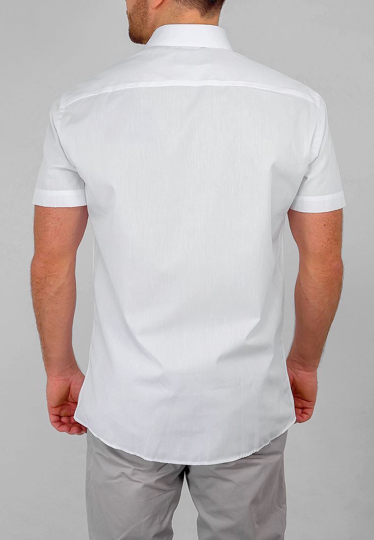 100/109/WHITE/Z Сорочка мужская короткий рукав