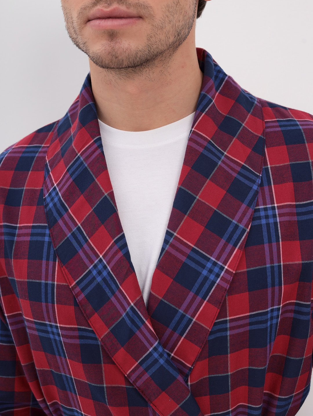 GH-170-4604-красный Халат муж.