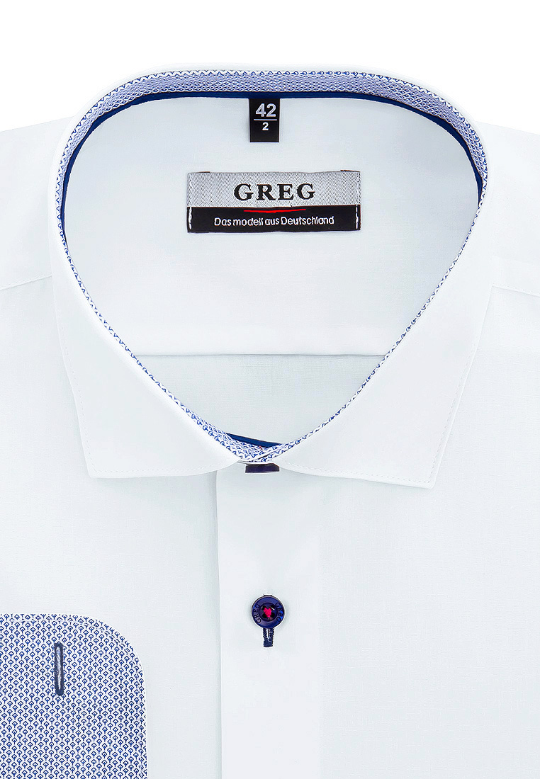 100/139/WH/Z/2p Сорочка мужская длинный рукав