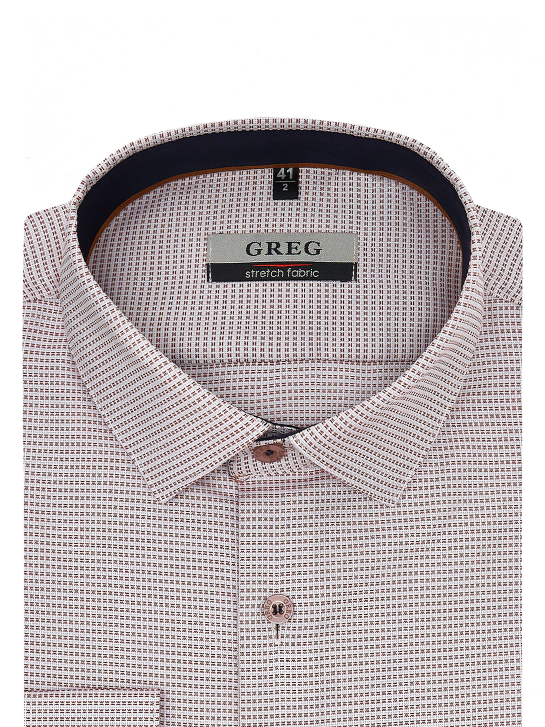 S153/237/4453/ZN/P/1p STRETCH Сорочка мужская длинный рукав