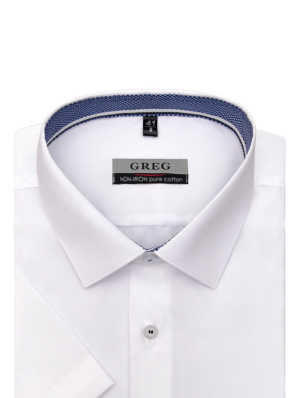 100/201/4290/Z/1p Сорочка мужская короткий рукав