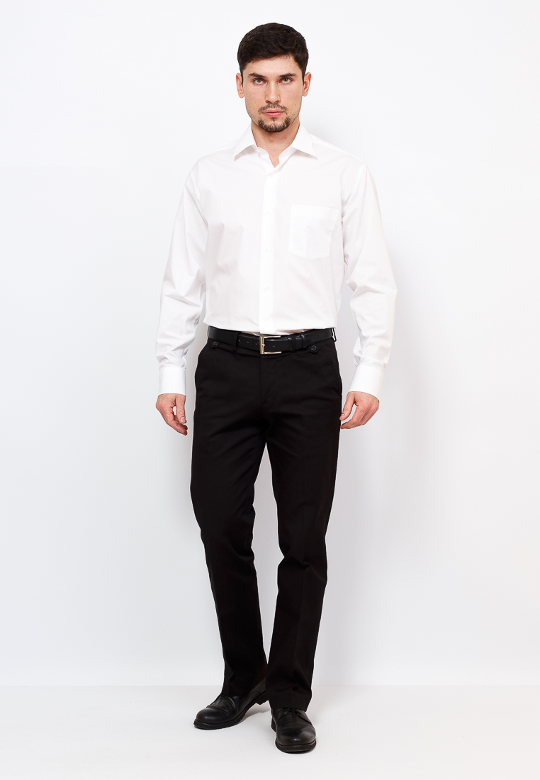 Gb100/311/WHITE Сорочка мужская длинный рукав