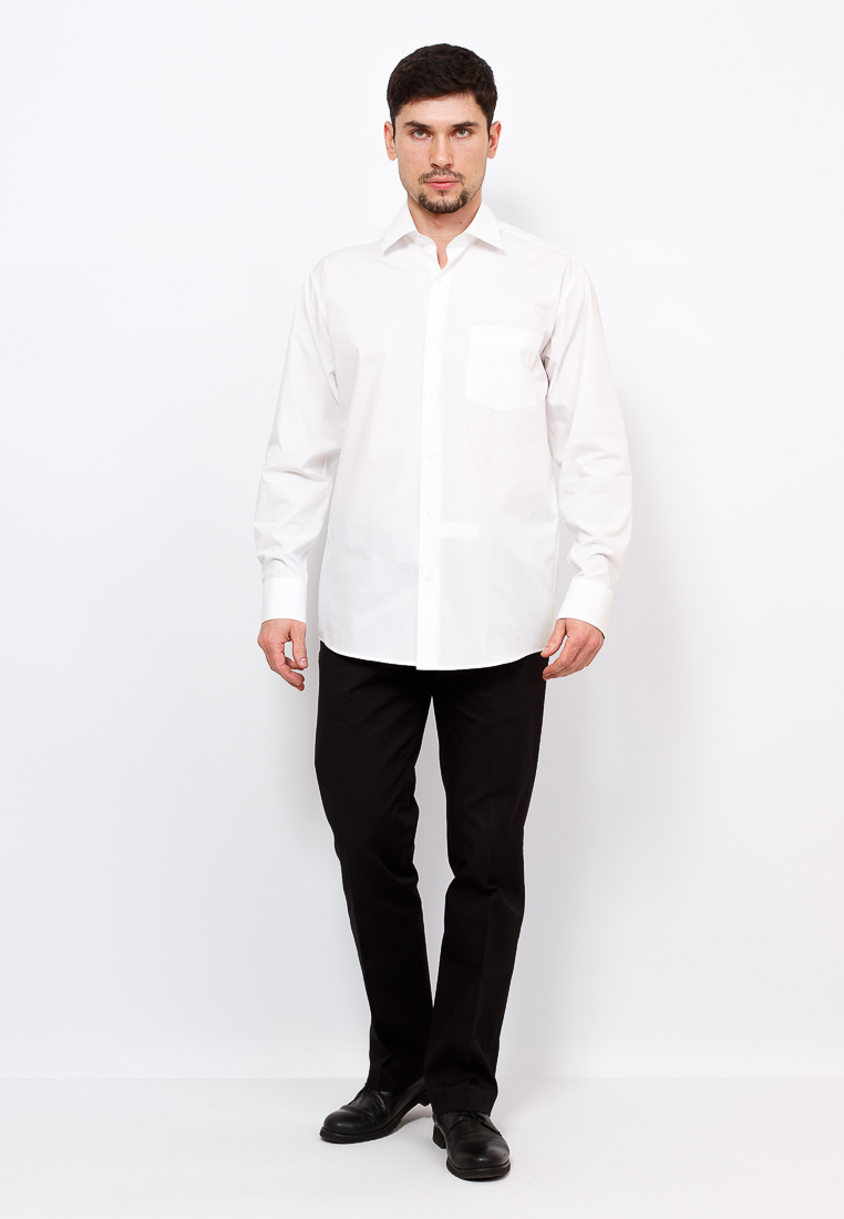Gb100/311/WHITE Сорочка мужская длинный рукав