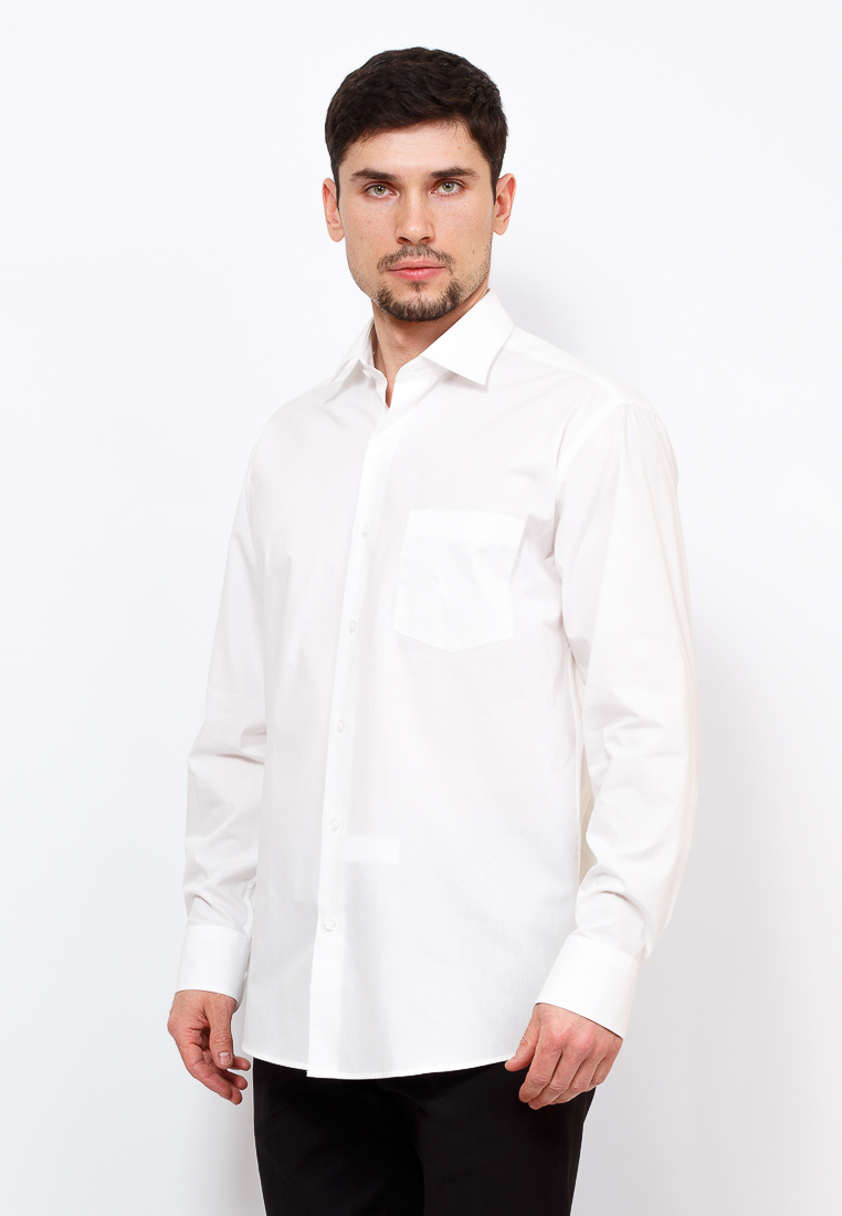 Gb100/311/WHITE Сорочка мужская длинный рукав
