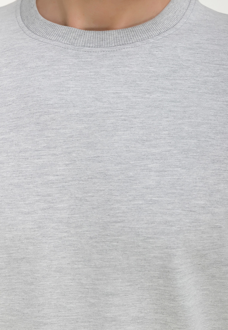 G121-OZ02-28 (св.серый м.) Свитшот мужской