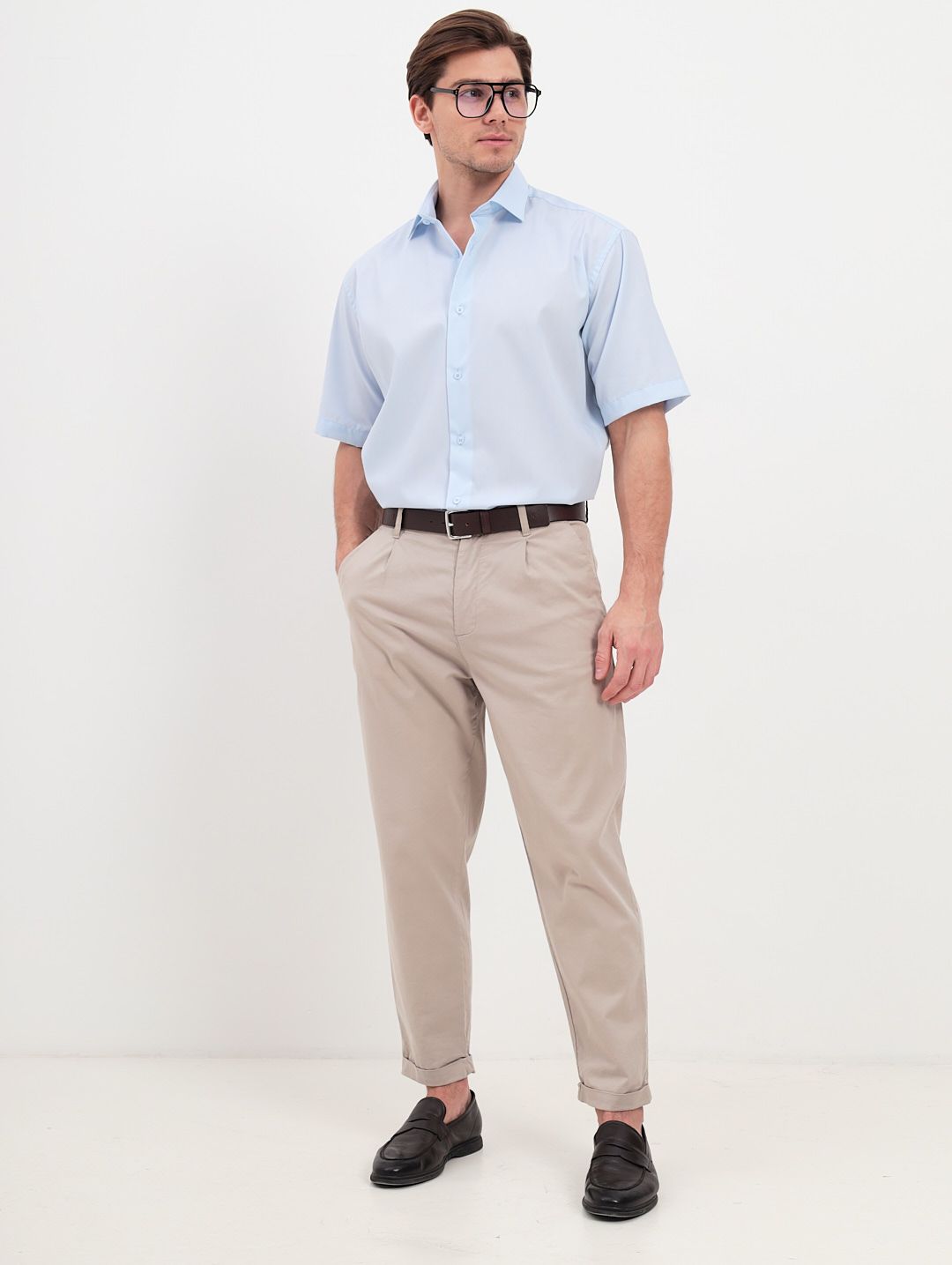 210/101/4290_V Сорочка мужская короткий рукав